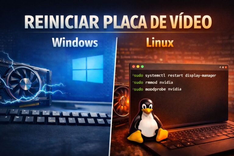 Atalho para Reiniciar Placa de Vídeo Guia Completo Atualizado Windows e Comando Linux.