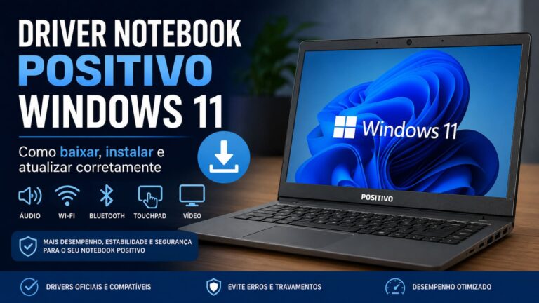 Driver Notebook Positivo Windows 11 Como Baixar Instalar e Atualizar Corretamente.